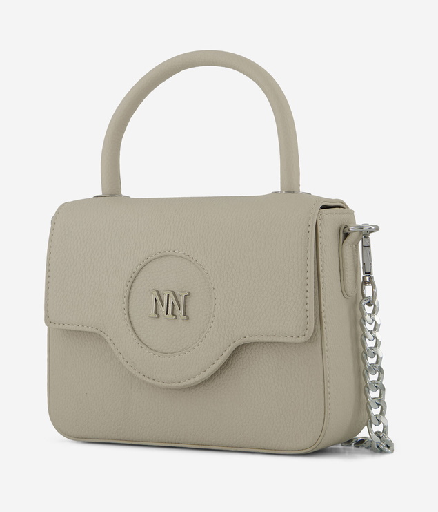Nik en Nik girls Sofie bag handtas in de kleur wood ash beige