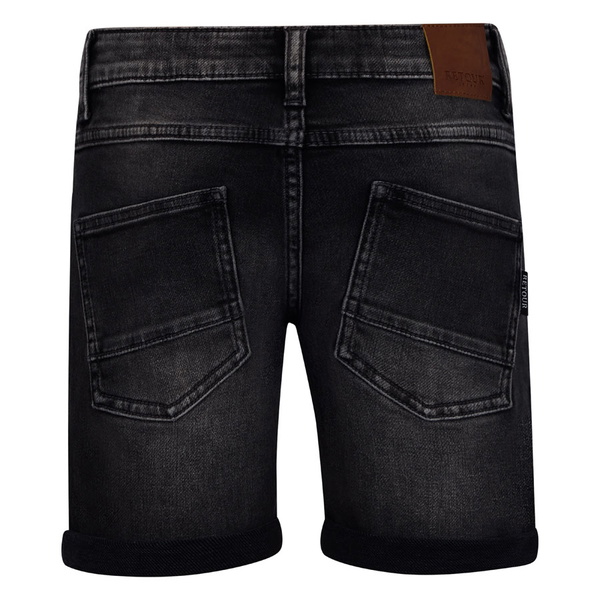 Retour jeans boys Loek regular jog jeans short in de kleur medium grey denim