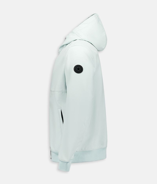 Airforce boys softshell zomerjas chestpocket jacket in de kleur soft pastel lichtblauw
