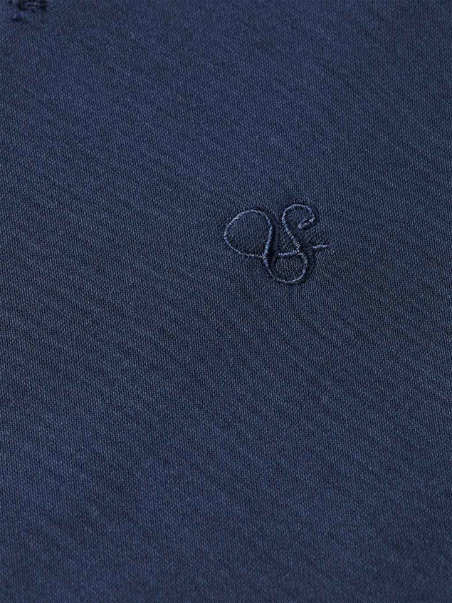 Scotch and Soda girls zachte sweater trui in de kleur navy donkerblauw