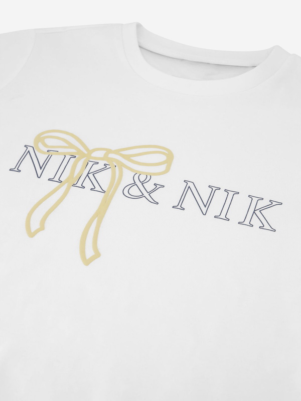 Nik en Nik girls Kris t-shirt in de kleur off white