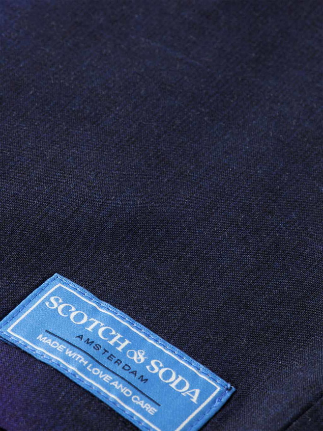 Scotch and Soda boys viscose blouse met baseballs in de kleur dark navy blauw