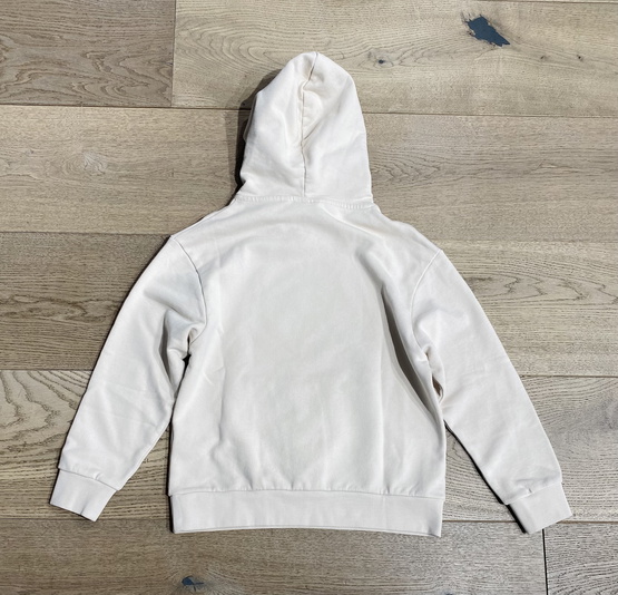 Lyle and Scott kids unisex hoodie sweater trui met mini logo in de kleur putty creme