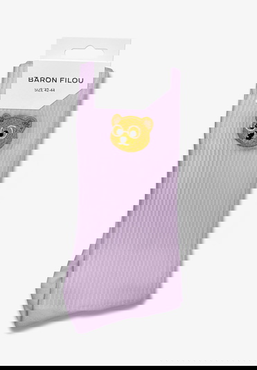 Baron Filou sokken socks in de kleur seashore vilolet lila