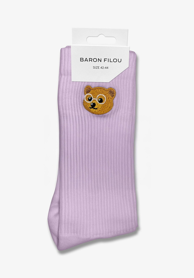 Baron Filou sokken socks in de kleur seashore vilolet lila