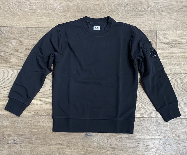 CP Company undersixteen boys crewneck sweater met lens in de kleur zwart