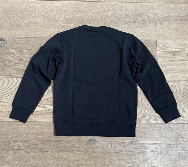 CP Company undersixteen boys crewneck sweater met lens in de kleur zwart