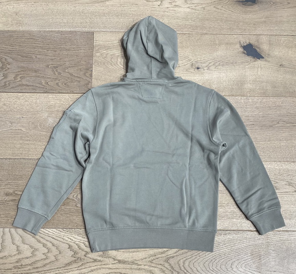 CP Company undersixteen boys hoodie sweater trui met lens in de kleur zachtgroen
