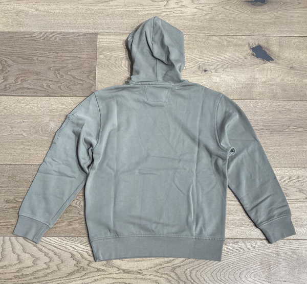 CP Company undersixteen boys hoodie sweater trui met lens in de kleur zachtgroen