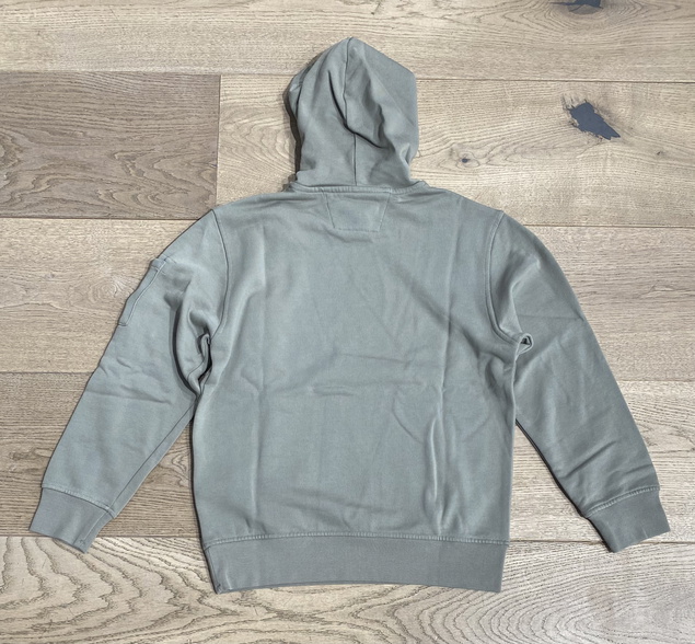 CP Company undersixteen boys hoodie sweater trui met lens in de kleur zachtgroen