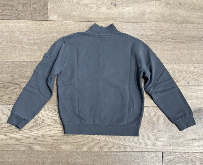 CP Company undersixteen boys zip through sweatvest met lens in de kleur grijs