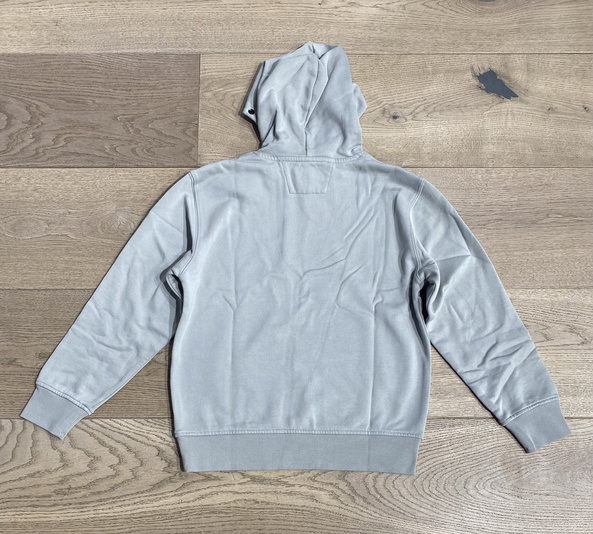 CP Company undersixteen boys hooded sweater trui goggle in de kleur lichtgrijs