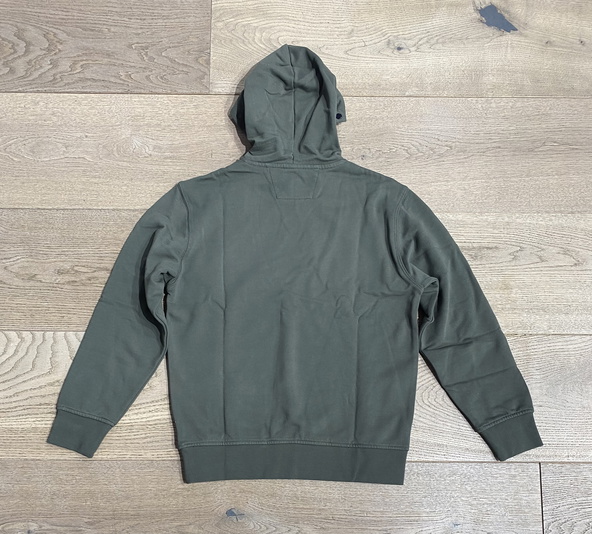 CP Company undersixteen boys hooded goggle sweater trui in de kleur donkergroen