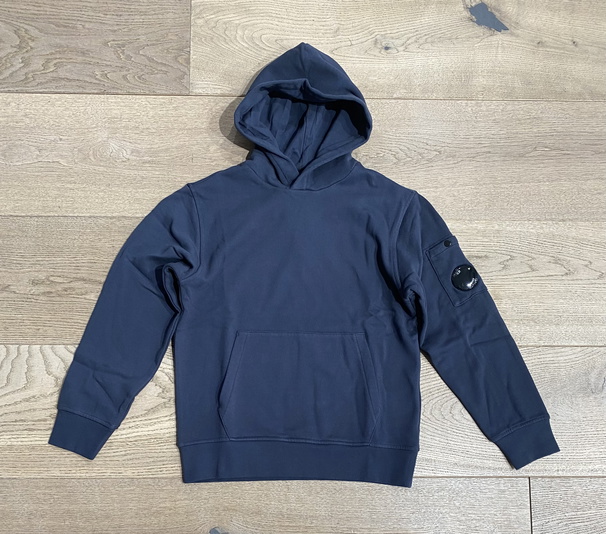 CP Company undersixteen boys hooded sweater trui met lens in de kleur dark navy